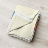 Kids Personalised Numbers Throw Blanket