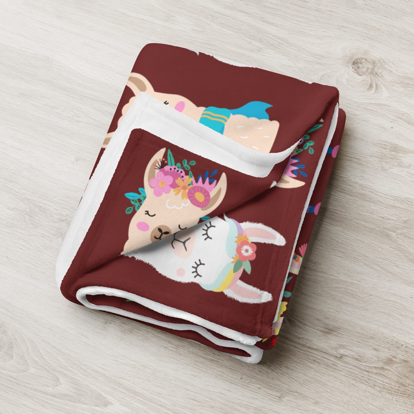 Llama Throw Blanket