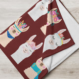 Llama Throw Blanket
