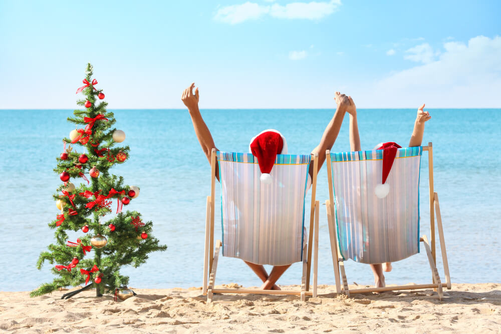 Christmas at the beach