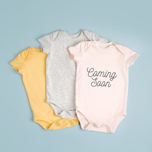 custom graphic tees for a digital pregnancy announcement, coming soon