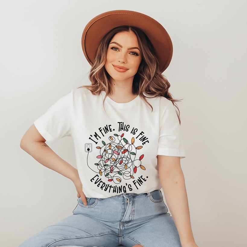 Im Fine, Everything’s Fine Christmas Shirt