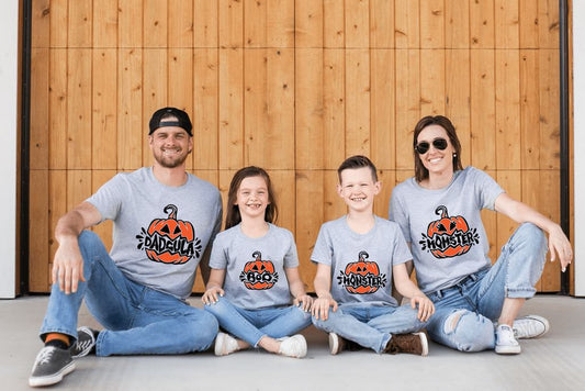 Pumpkin Family Matching Halloween Shirts