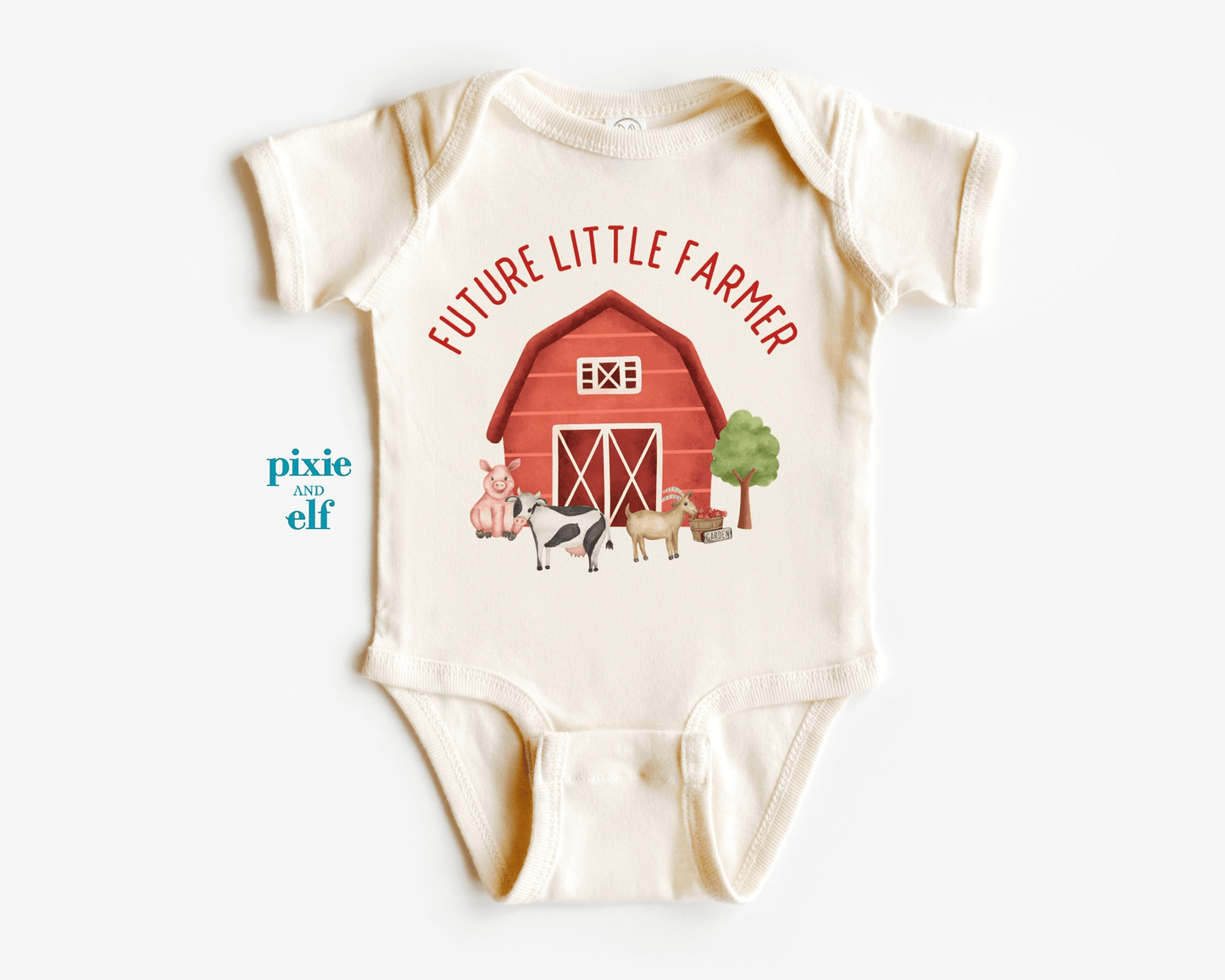 Future little Farmer baby onesie