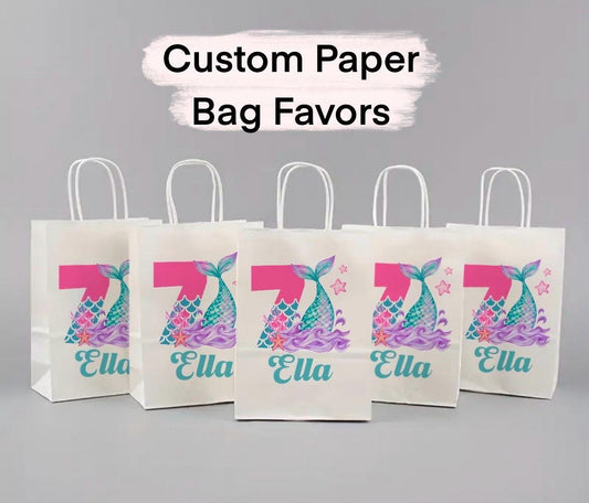 Custom Party Favor Bags
