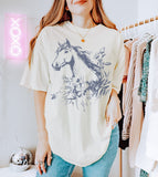 Horse Silhouette T shirt in Comfort Colors