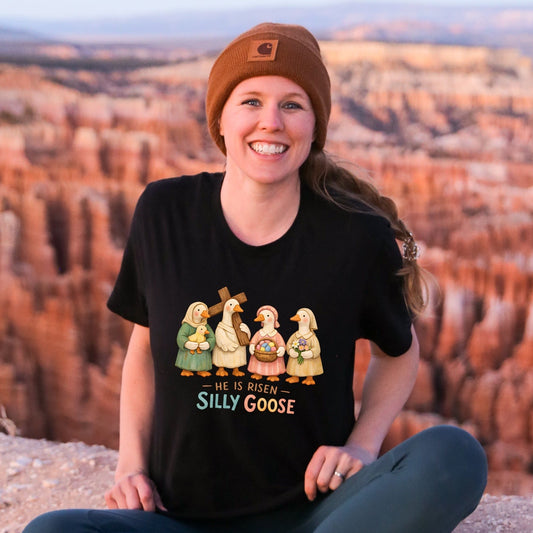 He is Risen Tee (Silly Goose Version)