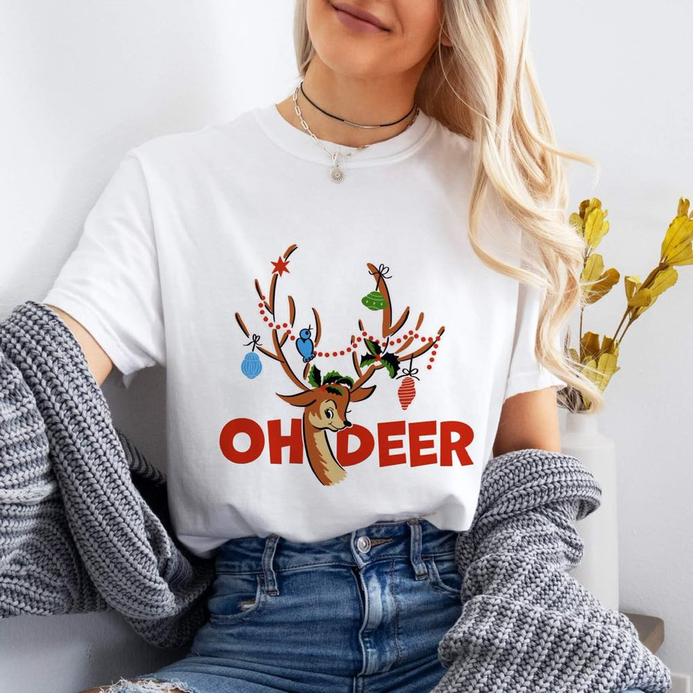 Oh Deer Reindeer Christmas shirt