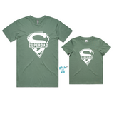 Super daddy matching t shirt