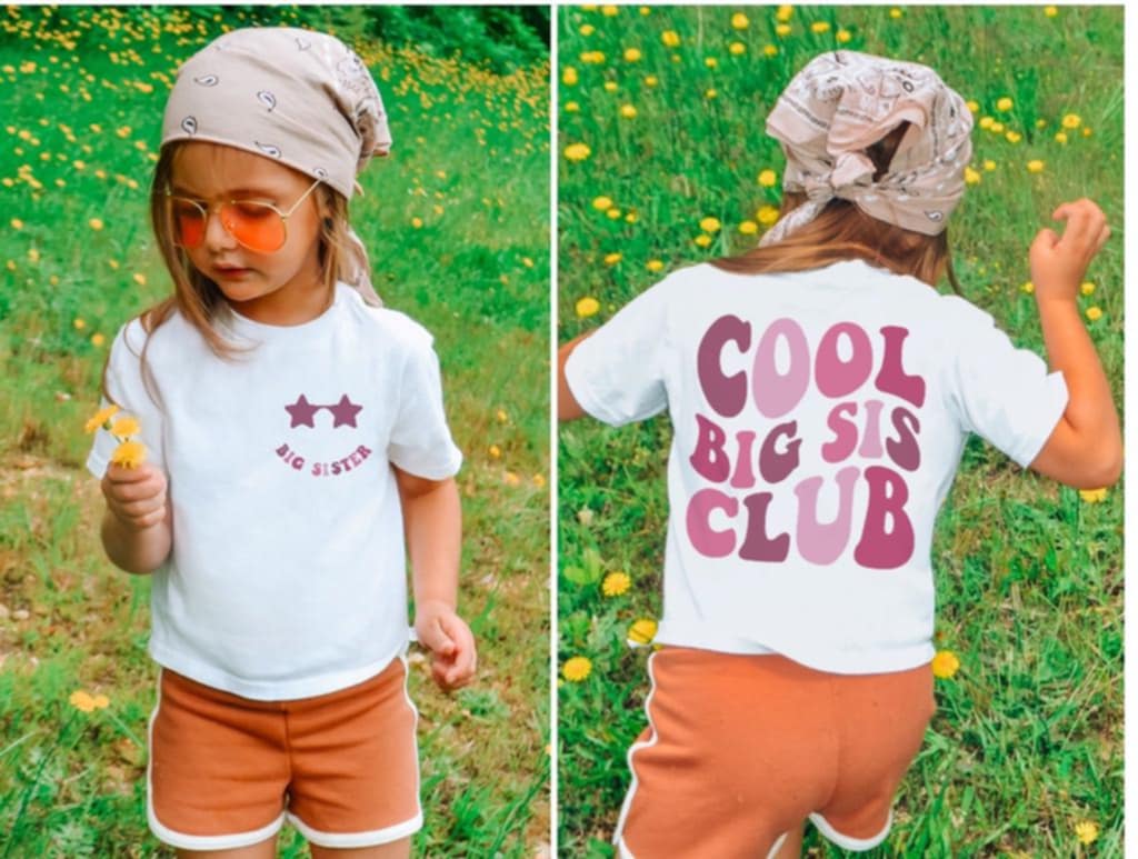 Cool Big Sister Club Shirt