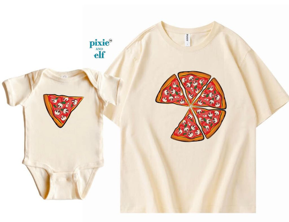 Daddy and Me Pizza Slice Matching Shirts