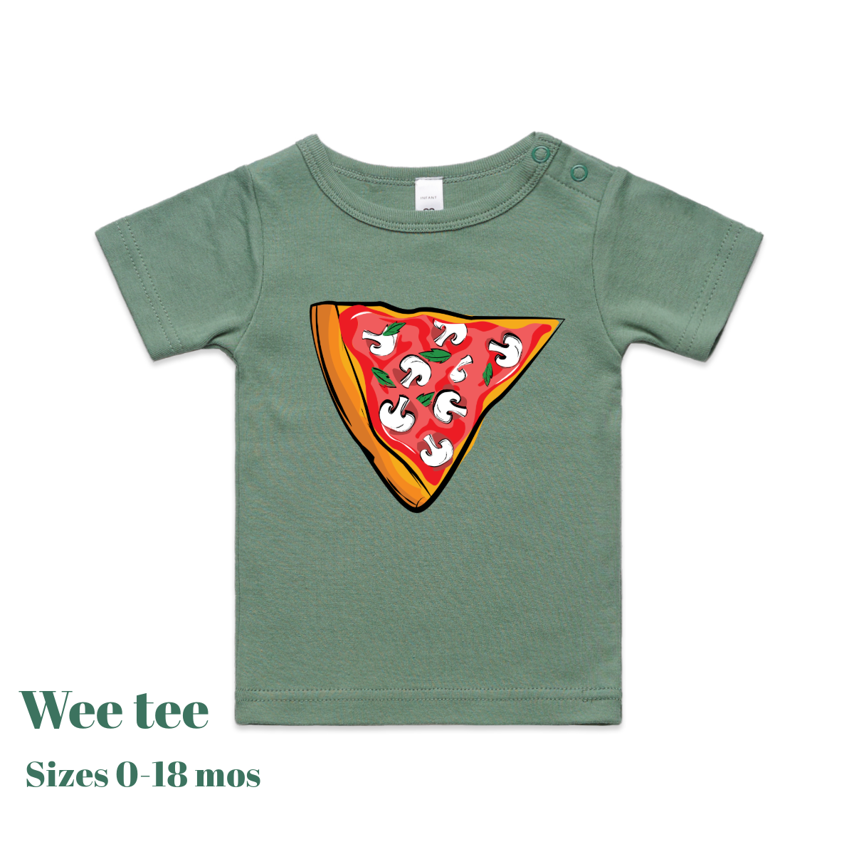 Pizza slice dad and child shirt