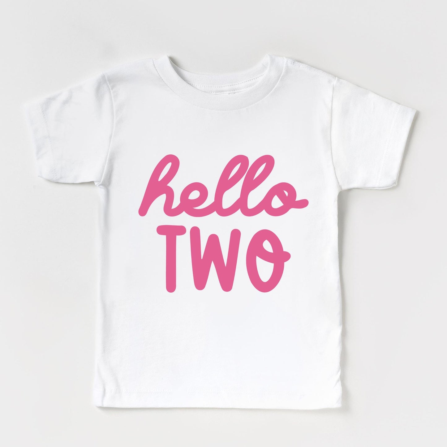 Hello TWO Toddler T-shirt