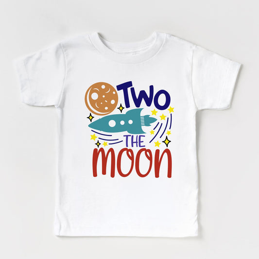 Two the Moon Toddler birthday T-shirt