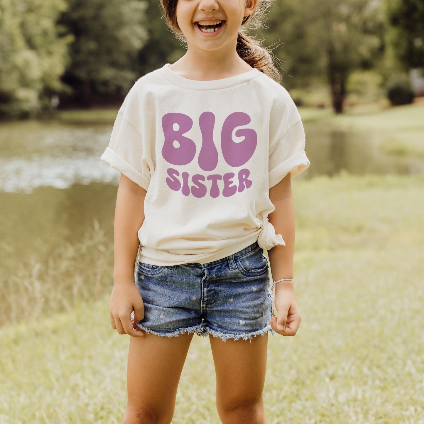 Big Sister T Shirts Collection Purple