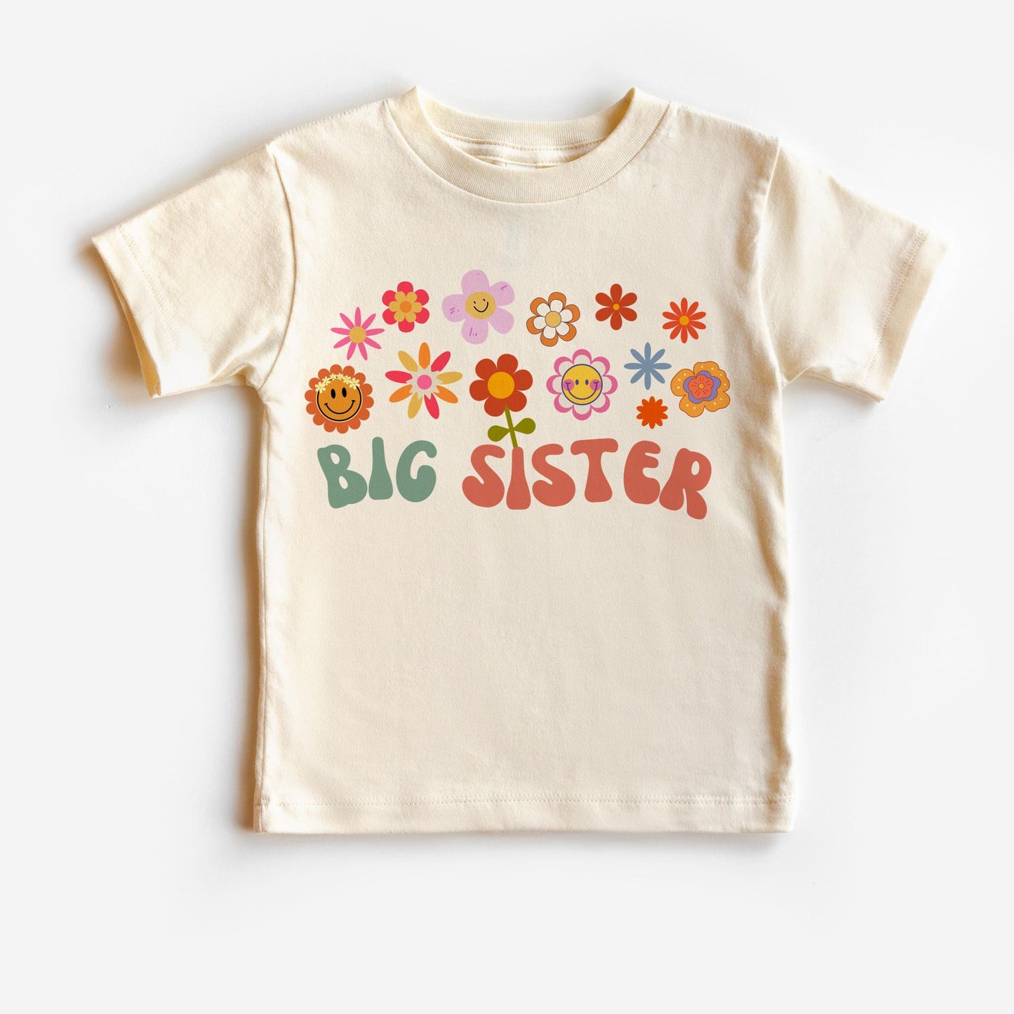 Big Sister Floral T-Shirt hi