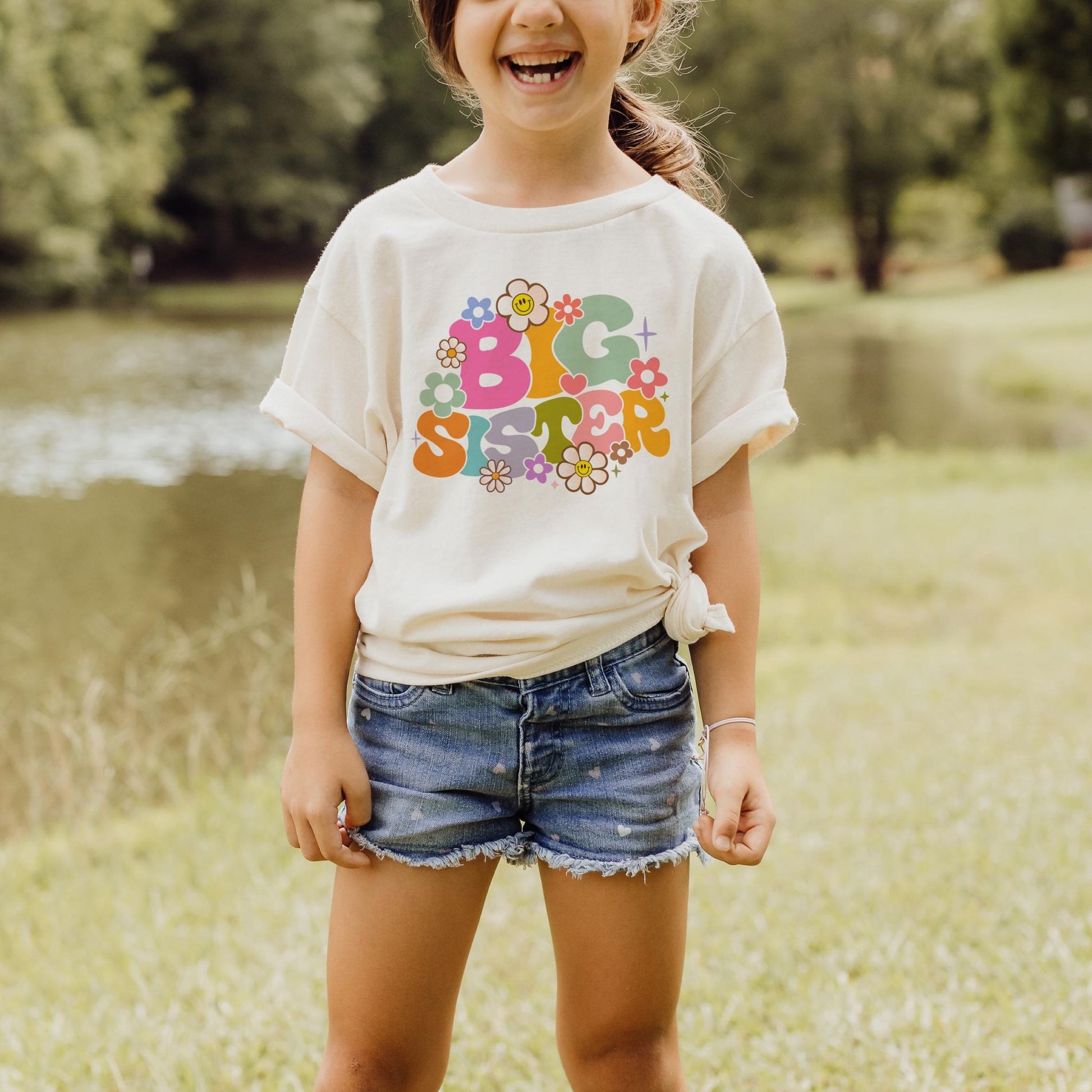 Big Sister print t-shirt for kids 2