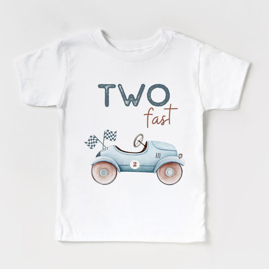 Two Fast Car Birthday T-shirt