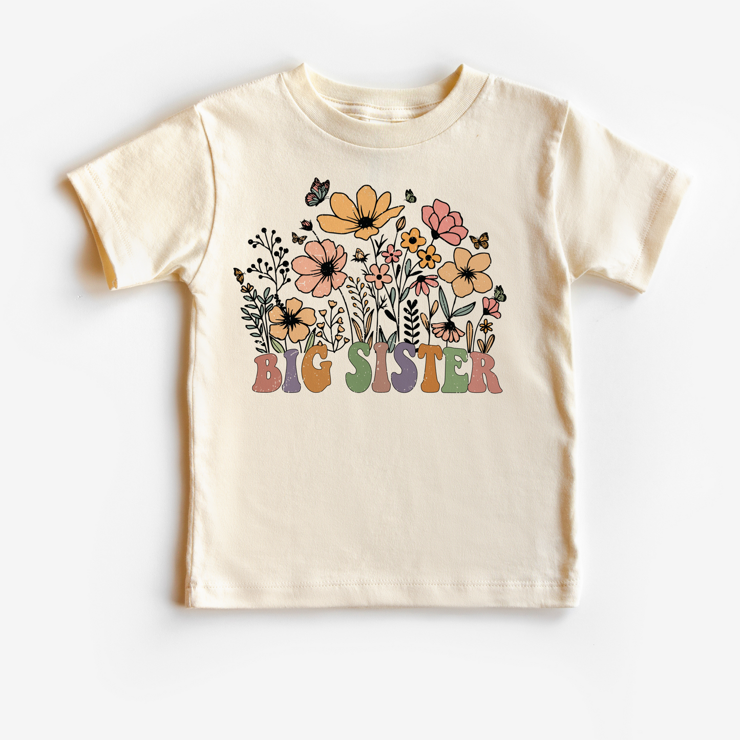 Big Sister Floral T-Shirt