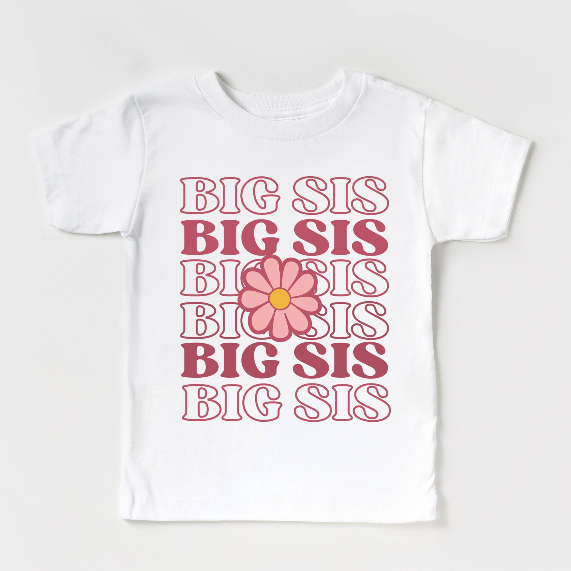 Big Sister print white t-shirt