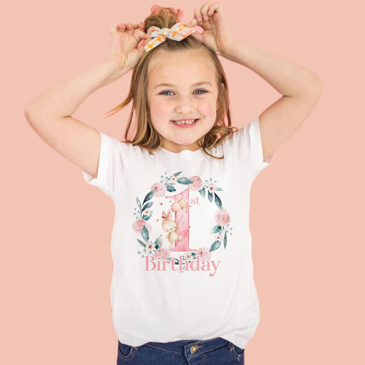 1st Birthday Bunny Tee