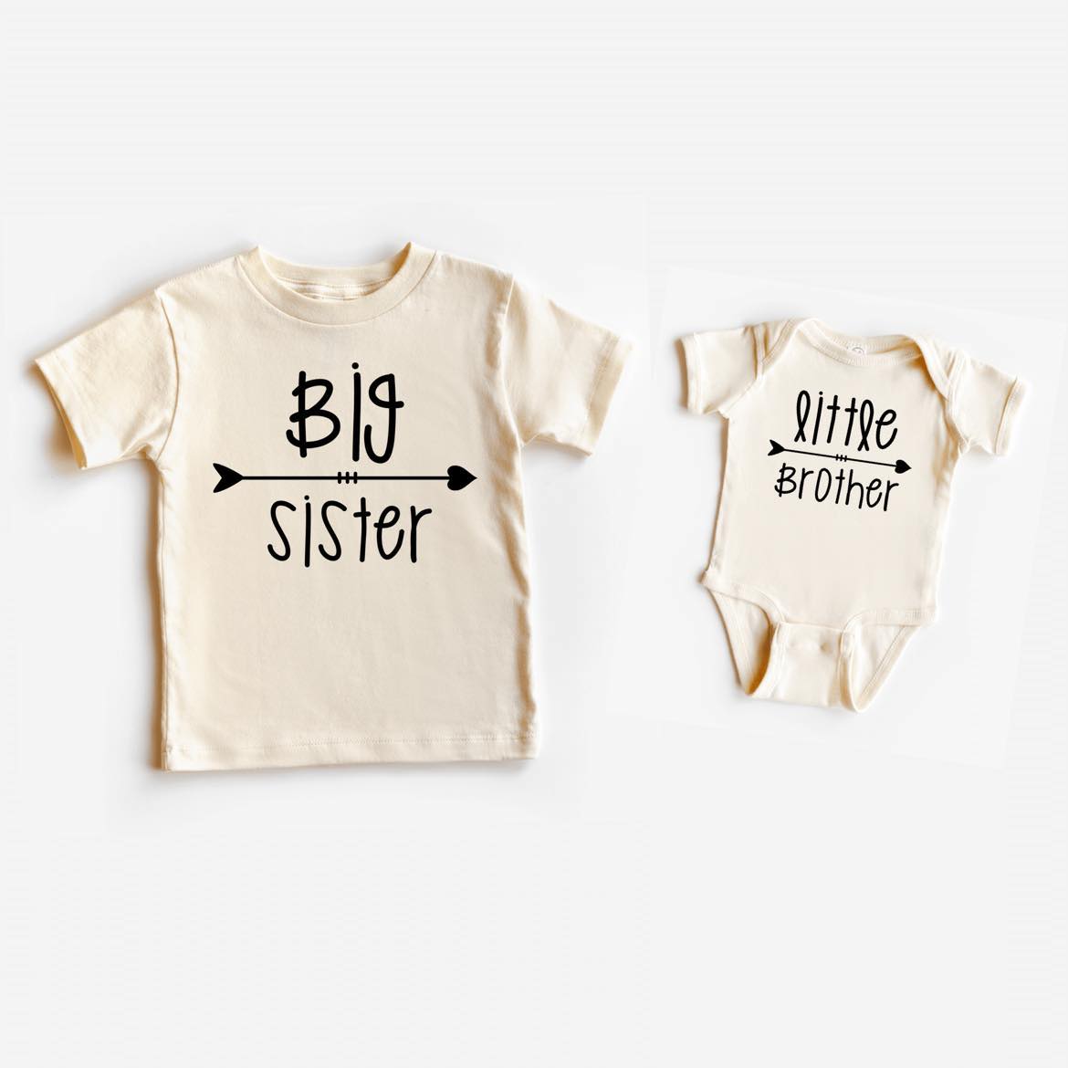 Big Sister Little Brother shirts and bodysuit