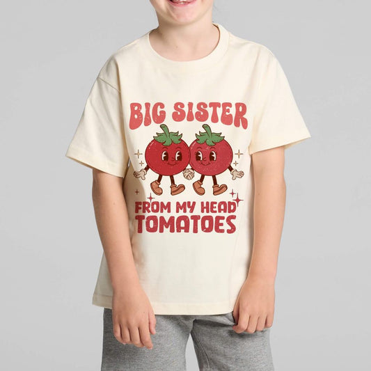 Big Sister From My Head Tomatoes Shirt