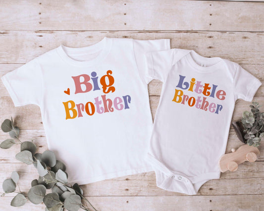 Big Sister, Little Sister / Brother Shirt and Bodysuit