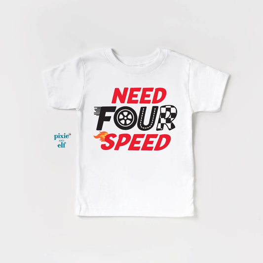 Need Four Speed Kids Graphic T-shirt