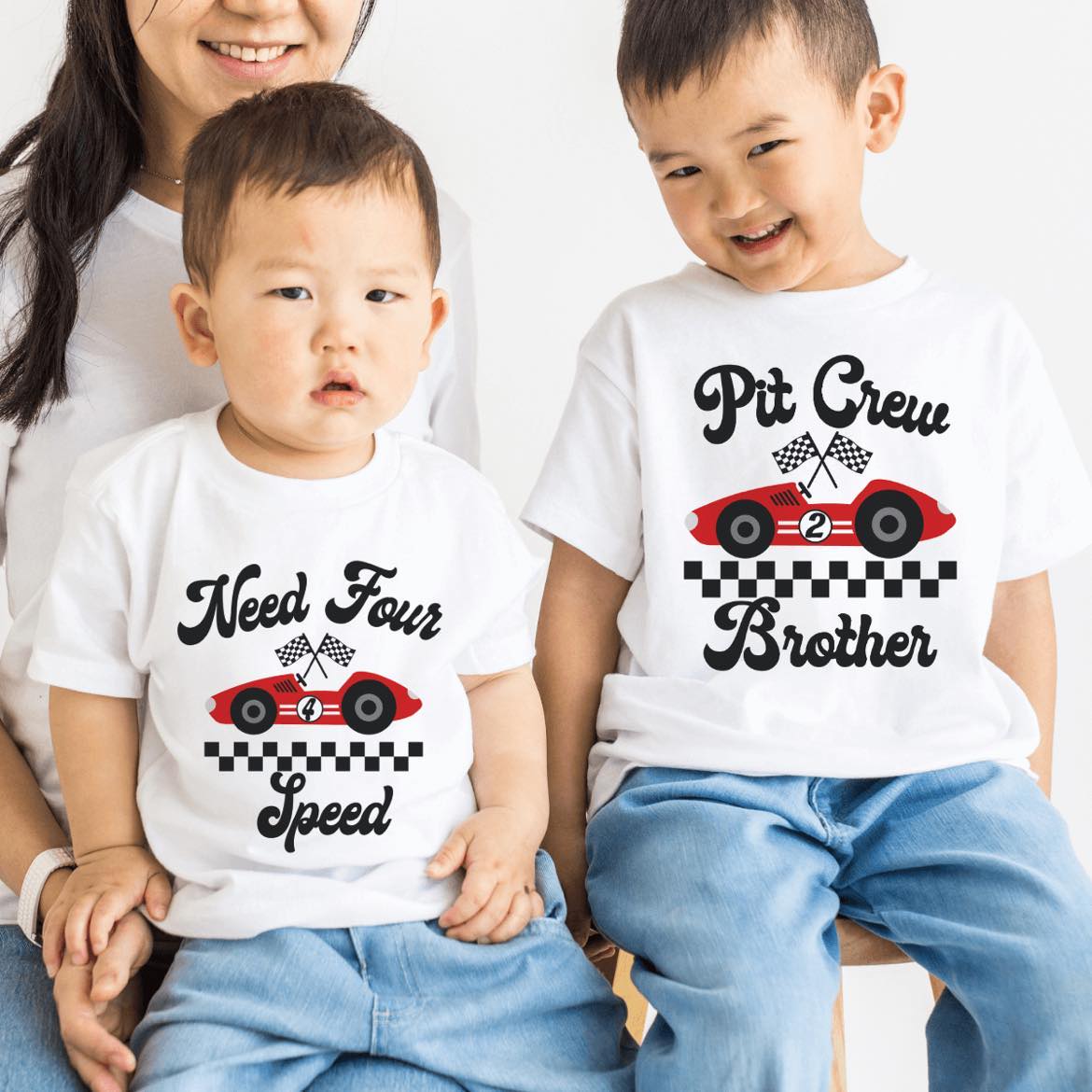 Family Pit Crew Themed T-Shirts