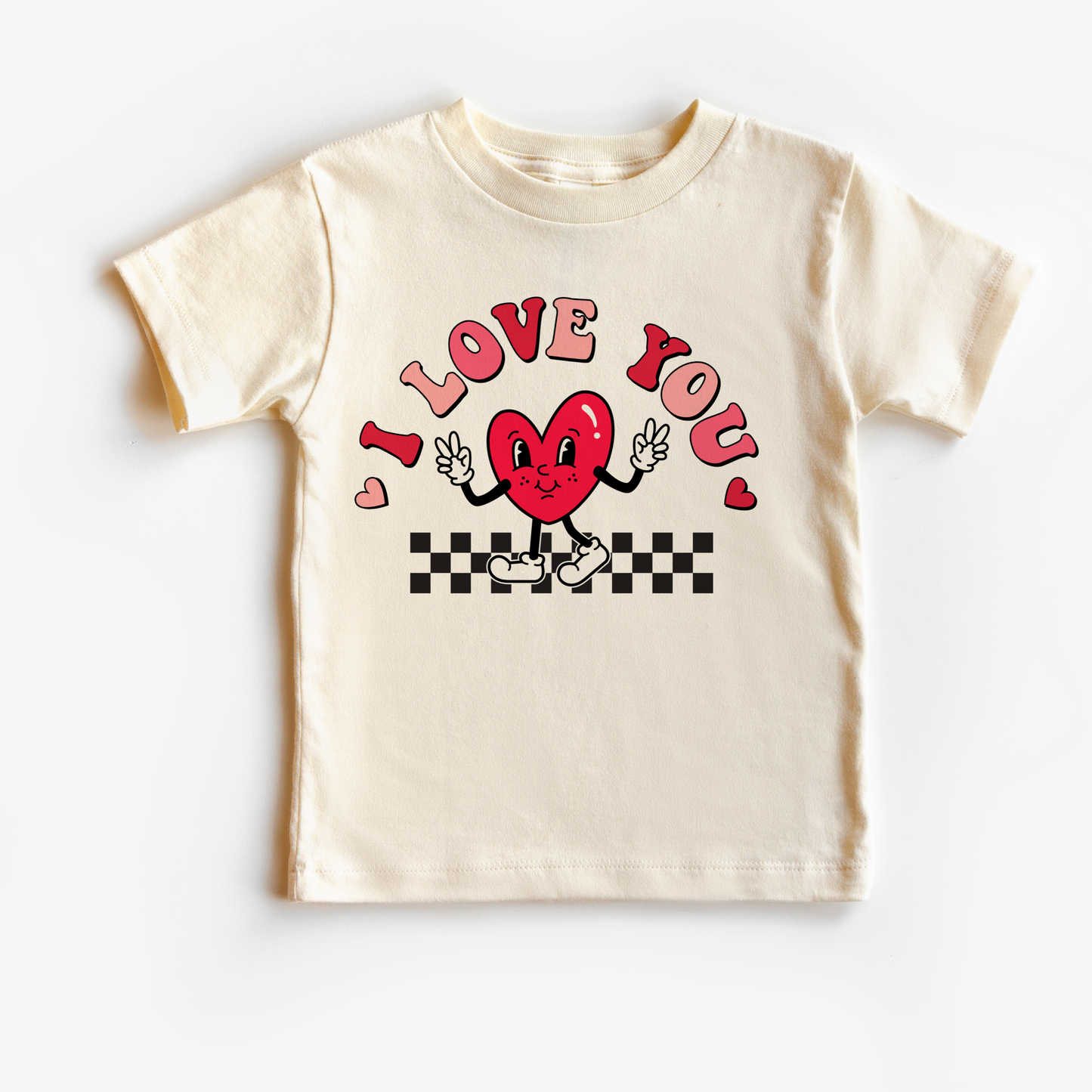 I love you Valentines day kids t shirt
