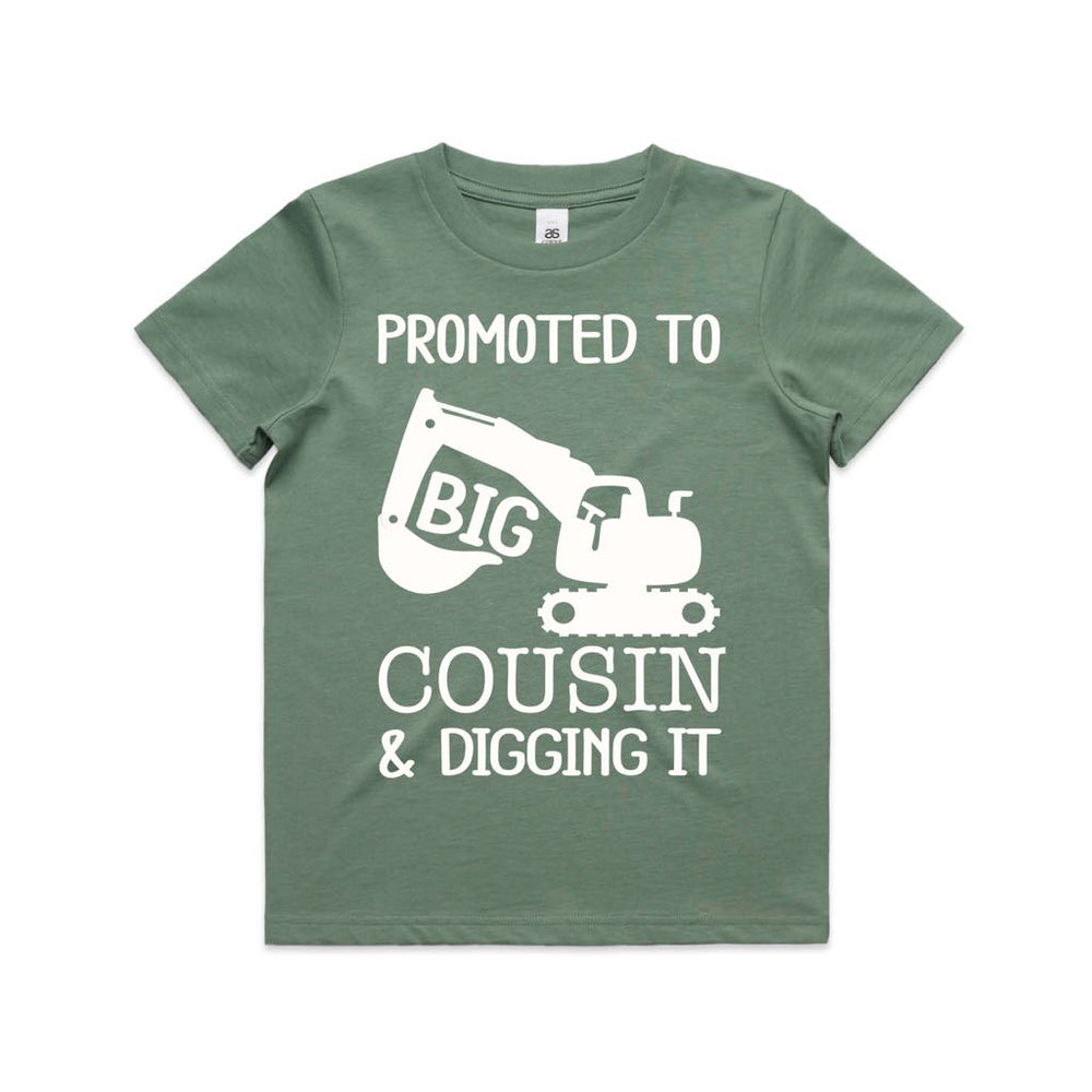 Big Cousin and Digging It T Shirt in Sage