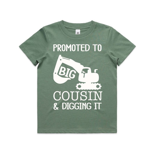 Big Cousin and Digging It T Shirt in Sage