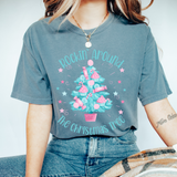 Rockin Round the Christmas tree T shirt in Comfort Colours
