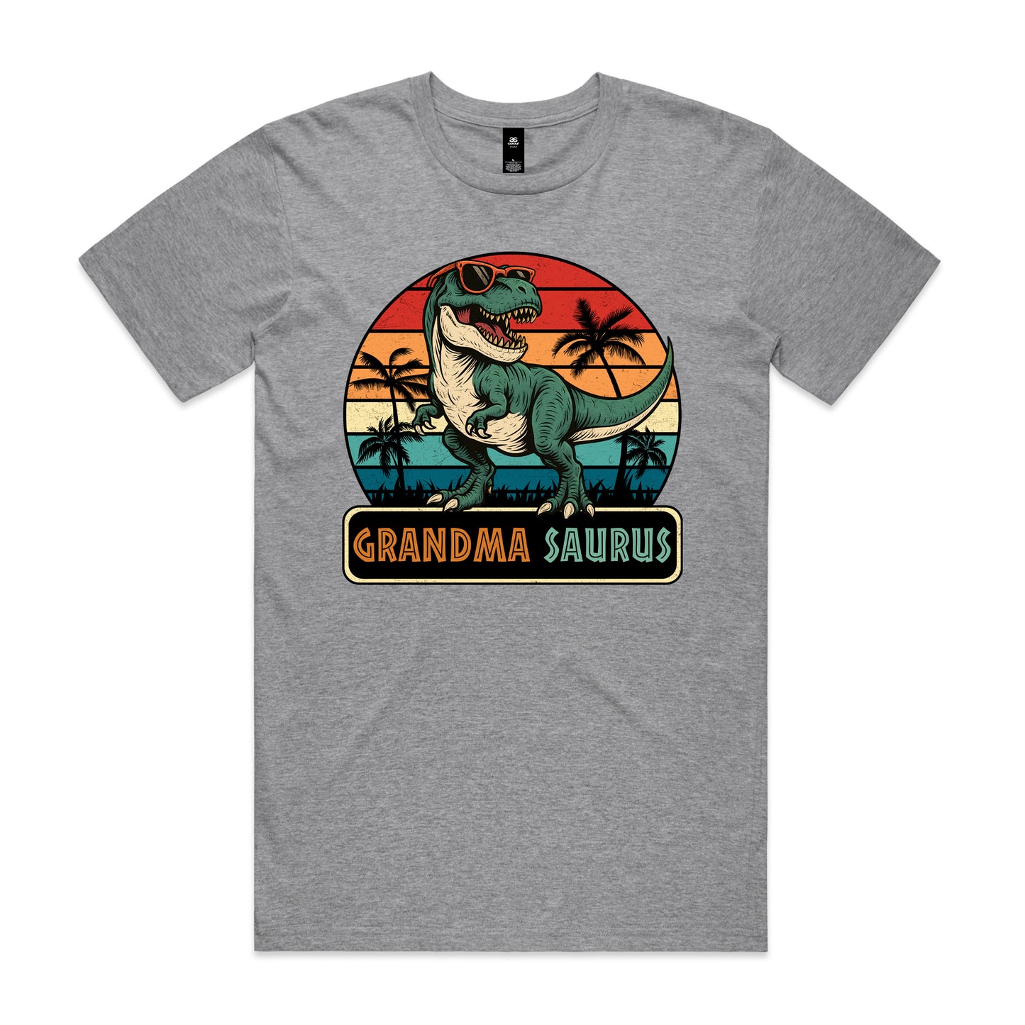 Grandma Saurus Retro T-shirt