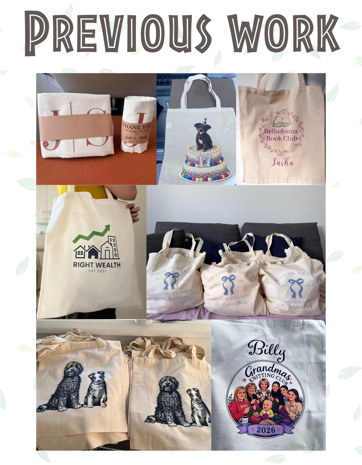 Custom Tote Bags With Your Own Design
