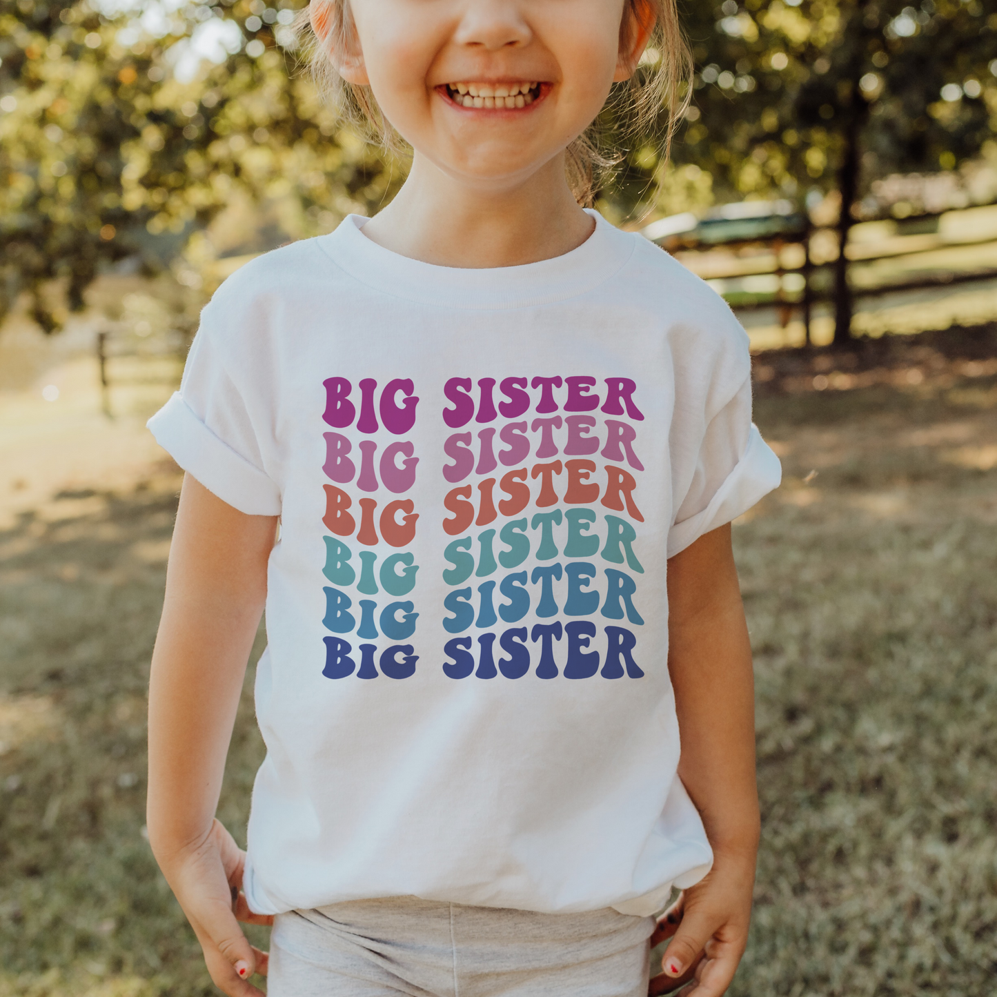 Big sister pregnancy announcement shirt