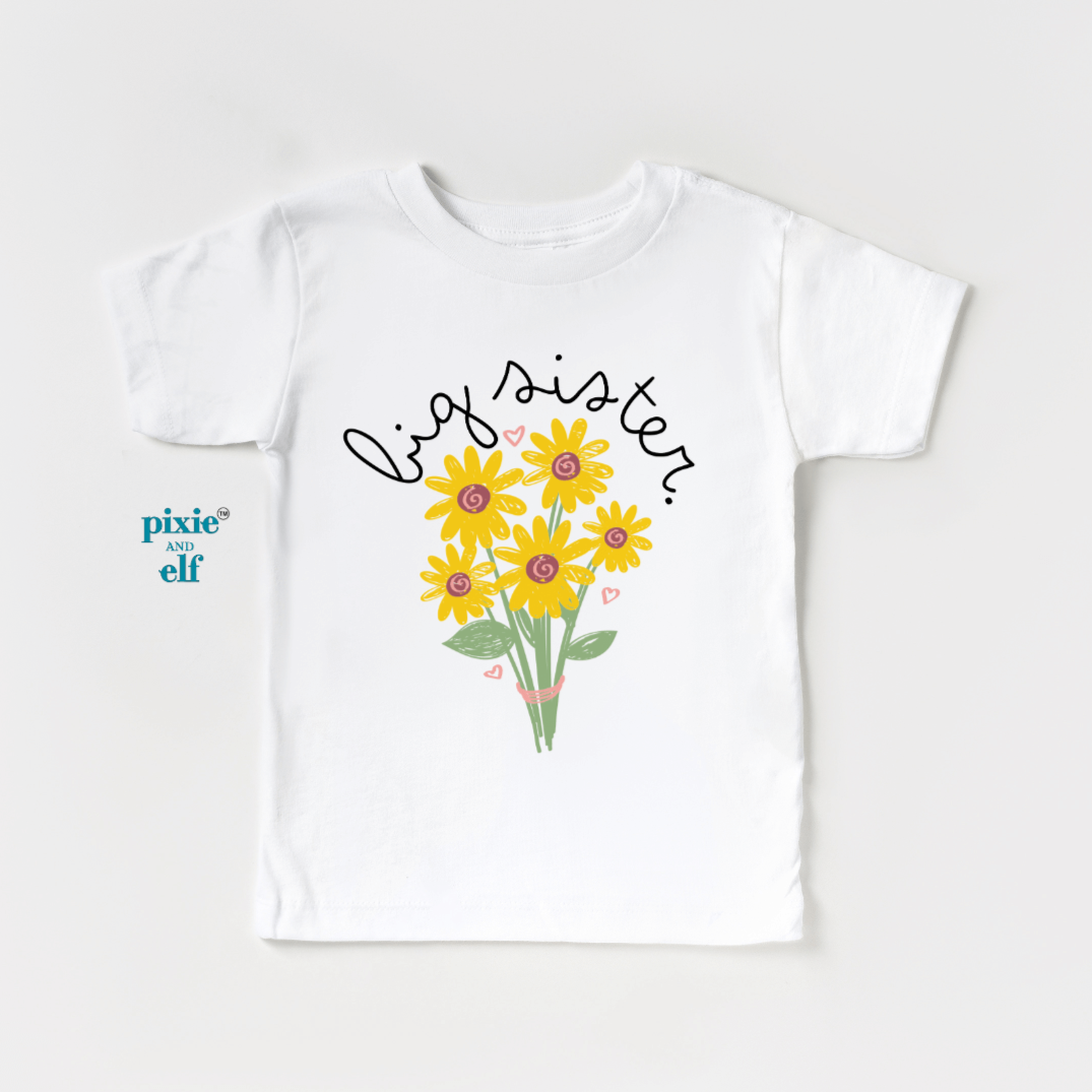 Big Sister Flowers shirt