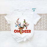 Oh Deer Reindeer Christmas shirt