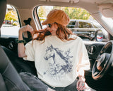 Horse Silhouette T shirt in Comfort Colors
