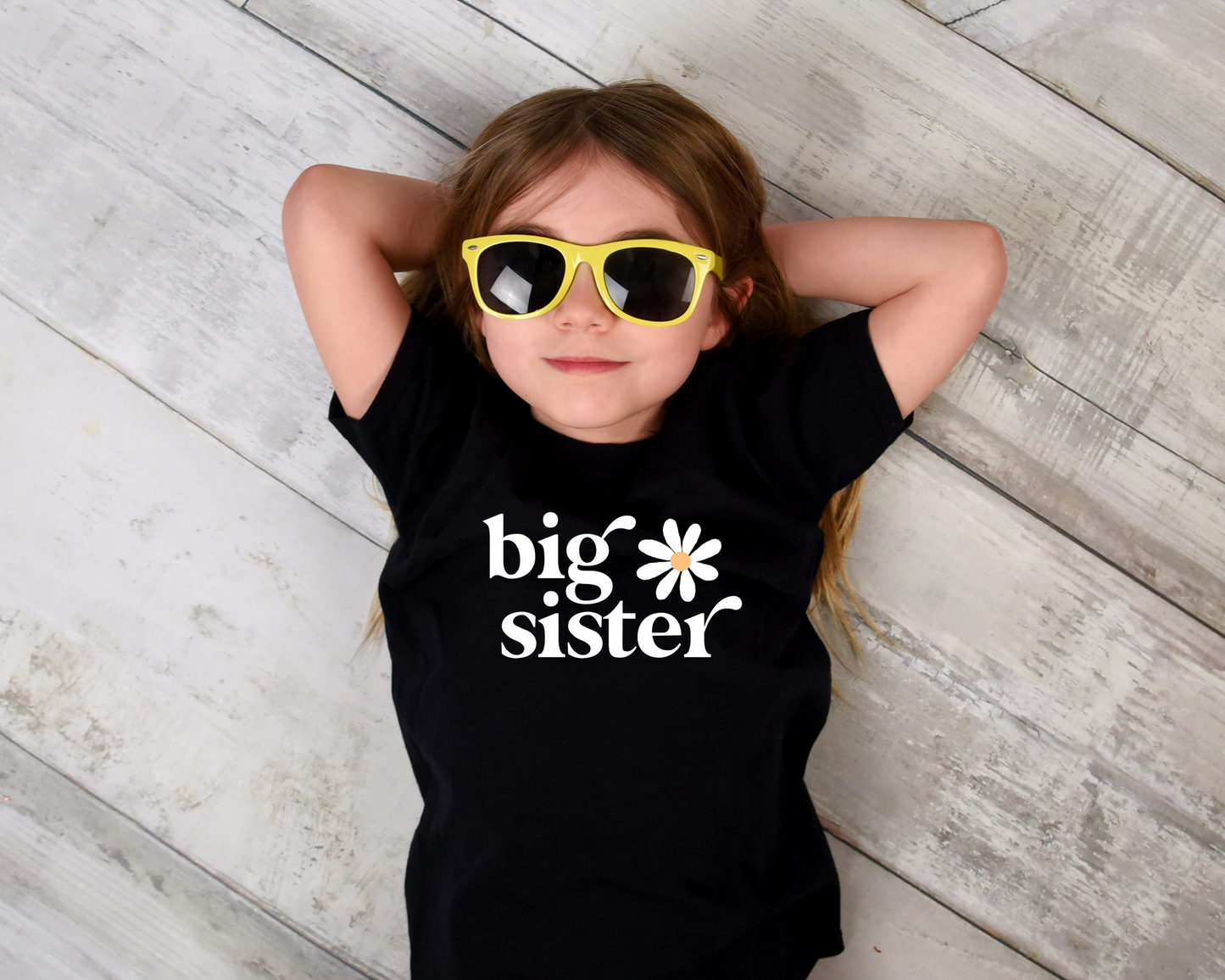 Big Sister Daisy Flower shirt