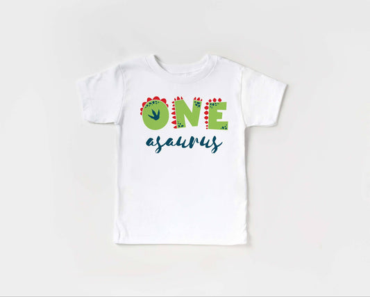 One Saurus Birthday Matching Shirts