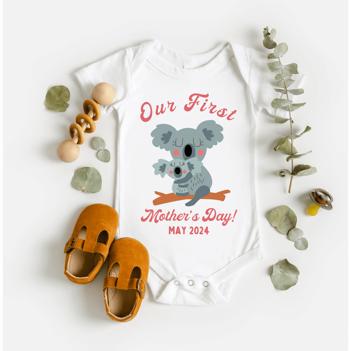 Our First Mother’s Day matching Koala t shirts