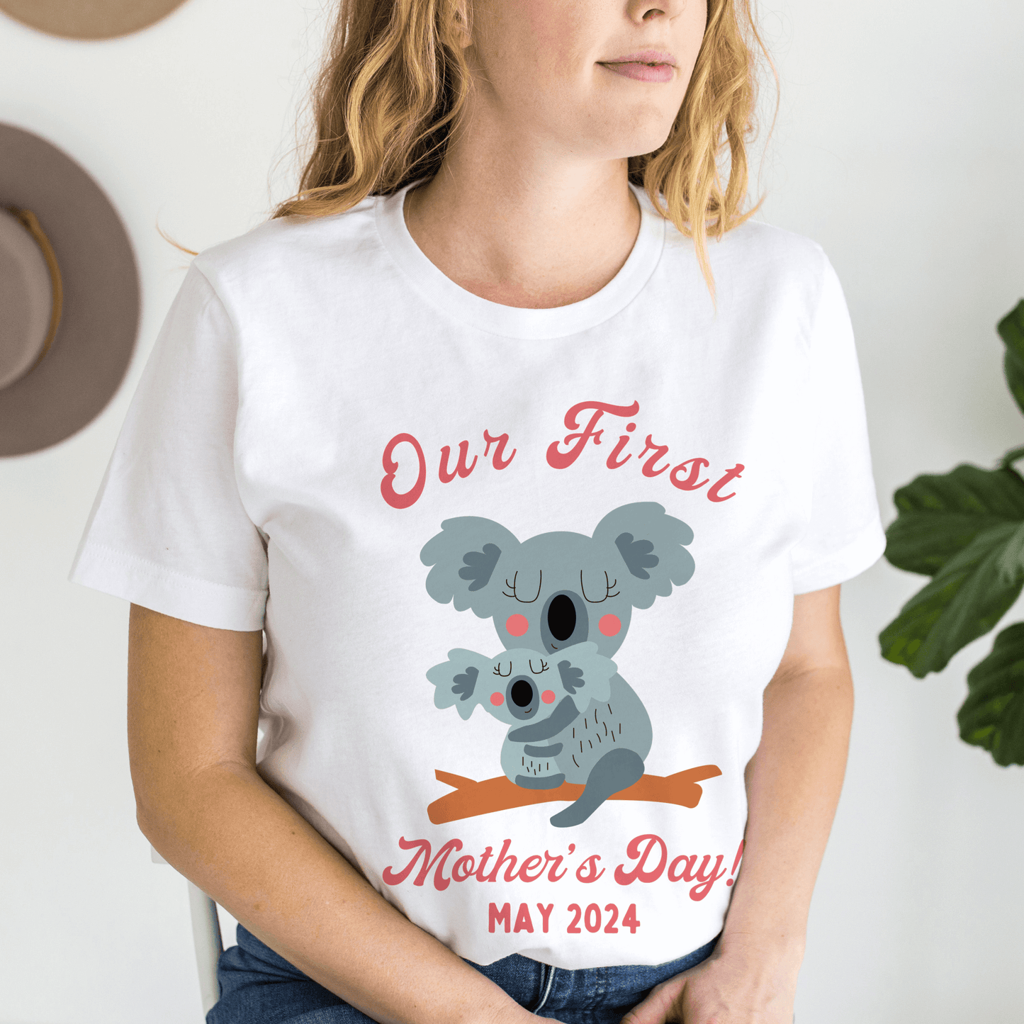 Our First Mother’s Day matching Koala t shirts