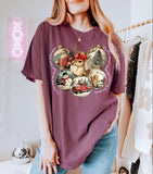 Most wonderful time of the year Comfort Colors shirt in Berry