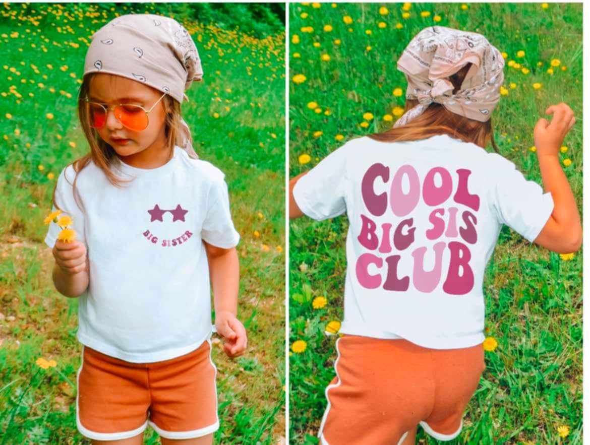 Cool Big Sister Club Shirt