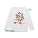 Wild one Birthday t shirt for kids