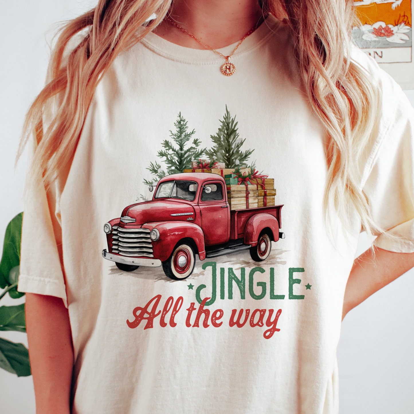 Jingle all the way Vintage Christmas t shirt