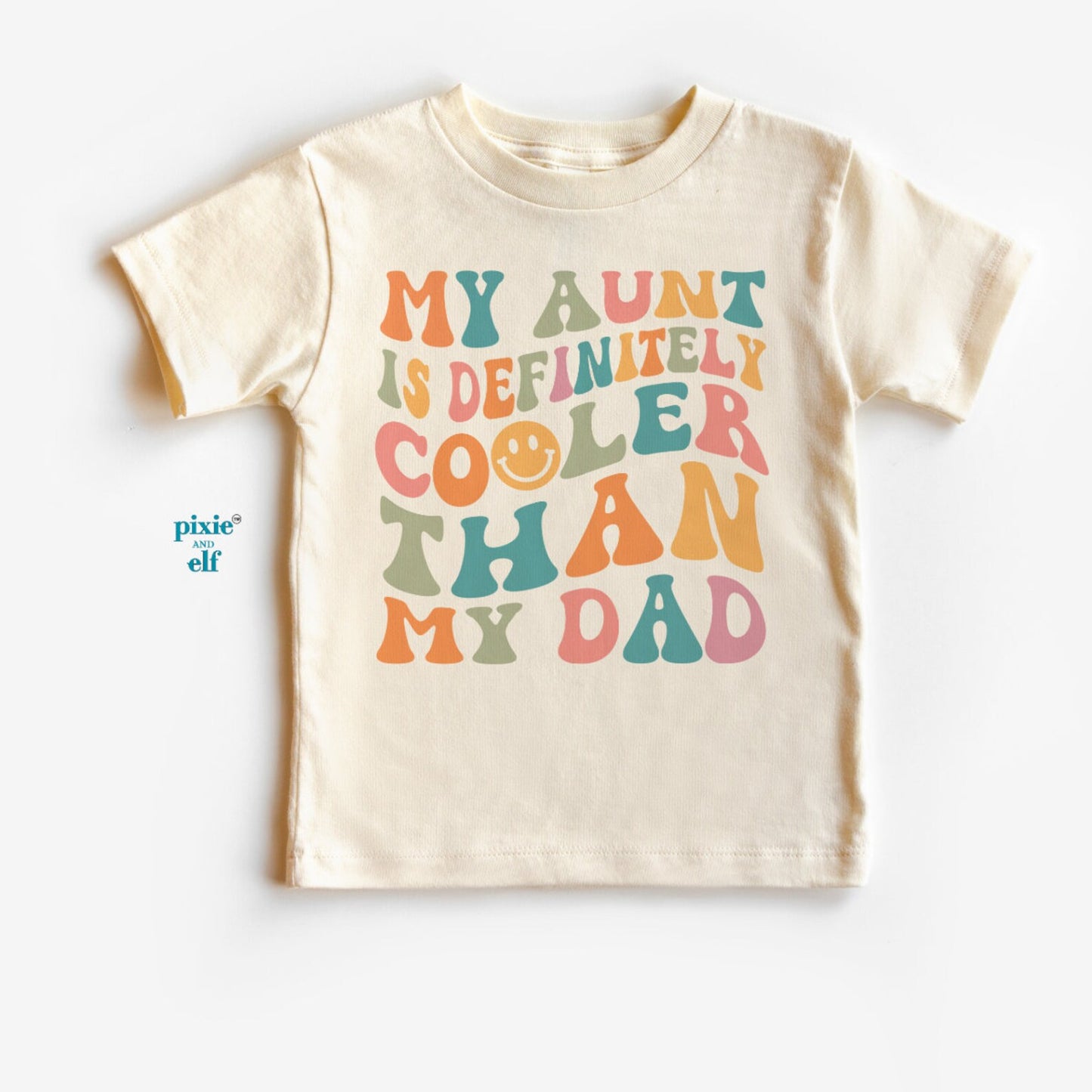 Aunt is Cooler than Dad Baby Bodysuit