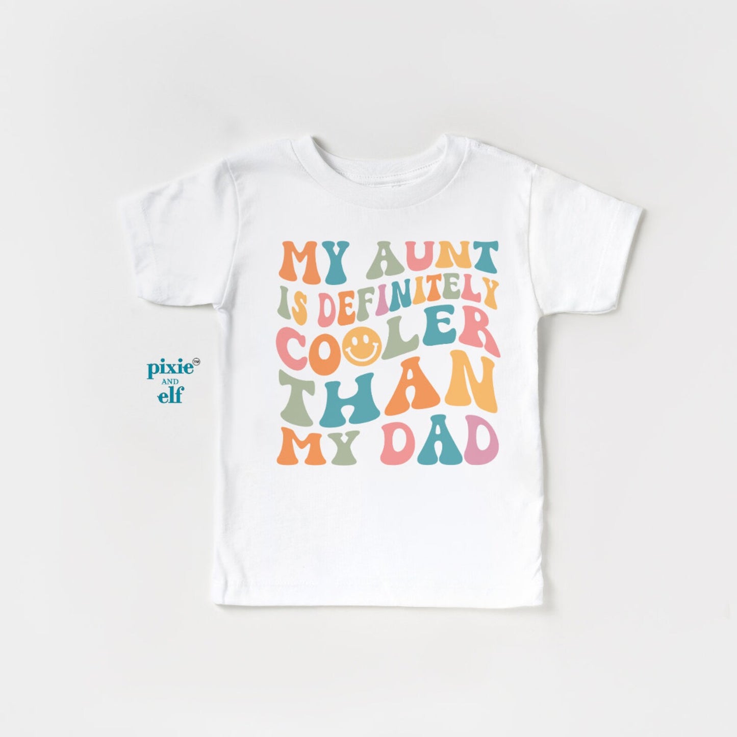 Aunt is Cooler than Dad Baby Bodysuit
